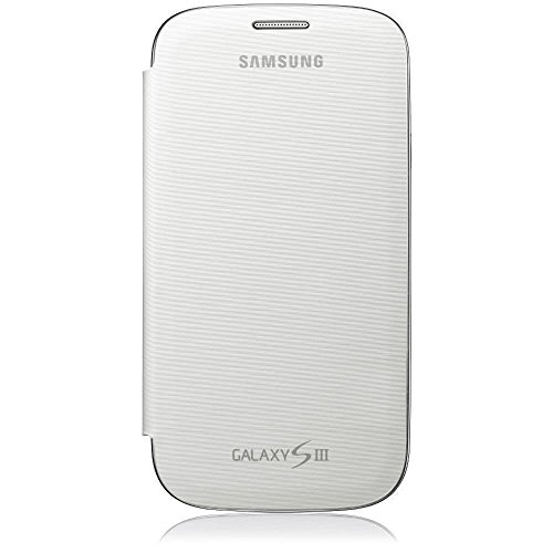 Samsung EF-FI873BWEGWW Etui à rabat vertical en cuir pour Samsung Galaxy Express Blanc