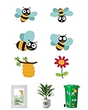 Photo Gallery domemit adesivo divertente ape, adesivi easy rub ons, 6 pezzi 15x15cm formato grande impermeabili transfer adesivi fai da per computer portatile, vetro, legno, carta, frigoriferi, valigia, mobili Photo Gallery domemit adesivo divertente ape, adesivi easy rub ons, 6 pezzi 15x15cm formato grande impermeabili transfer adesivi fai da per computer portatile, vetro, legno, carta, frigoriferi, valigia, mobili