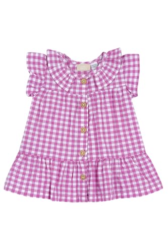 Chicco, Vestito Neonata, Vestito Rosa a Maniche Corte, in Morbido Cotone