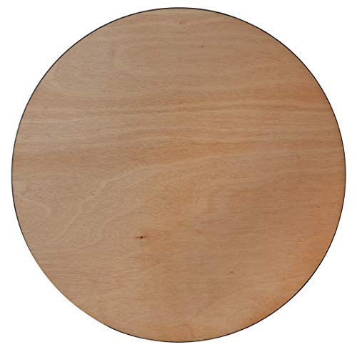 image for SUPER DEAL 36” Diameter Round Cocktail Table Pub Bar Table - Wood To