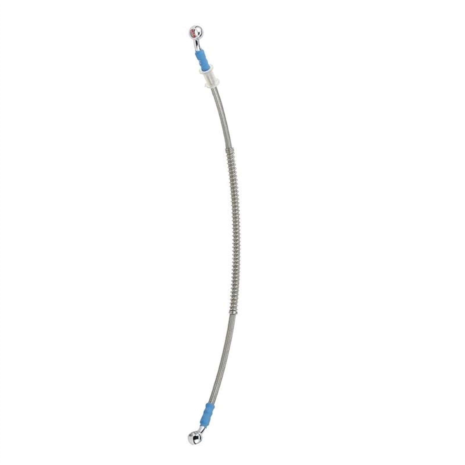 Ksxzw Grey Motorbike Part Motorcycle Hydraulic Brake Clutch Oil Hose Line Pipe 500Mm/50Cm Motorbike Accessories Stainless Steel Braided