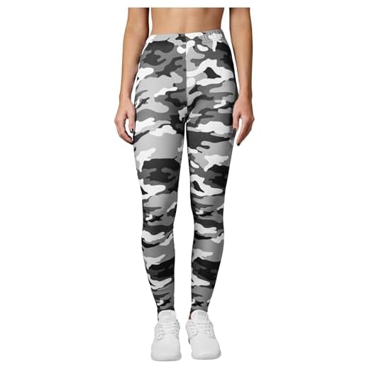 Urban Classics Ladies Leggings, Multicolore (Snow Camo 787), XS Femme
