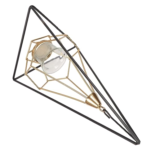 Suporte De Vela Geométrico Para Luz De Chá BORDSTRACT Com Vidro Votivo E Suporte Triangular Pendurad