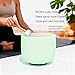 Hye-eun 432hz Crystal Singing Bowls Set,8-12inch Mint Green Sound Bath Bowl 8