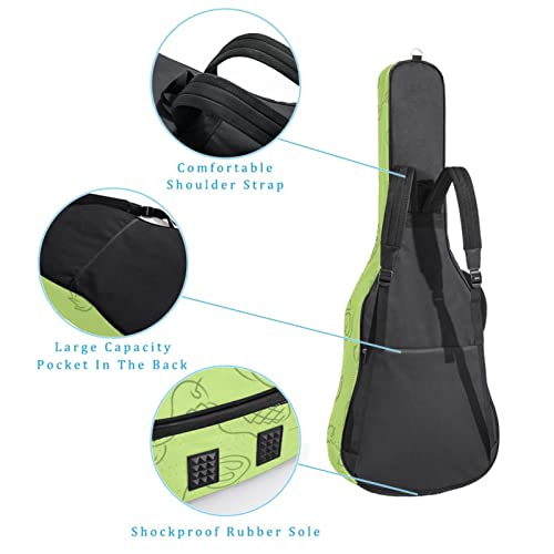 Housse de protection rembourrée pour guitare classique acoustique Motif paresseux endormi sur un arbre, Multicolore 04… - Les Beatles, Paul McCartney, John Lennon, RIngo Starr, George Harrison Housse de protection rembourrée pour guitare classique acoustique Motif paresseux endormi sur un arbre, Multicolore 04… – Image 4