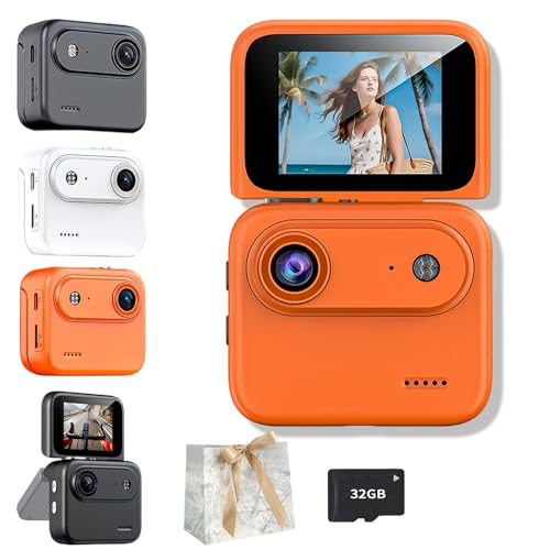 Aytdhfrn Multi-functional Flip Screen Action Camera 4k 360