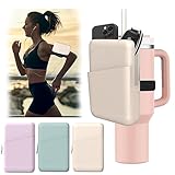 Gut Acrebow Wasserflaschen-Tasche für Stanley Quencher Adventure 1,2 l & Stanley IceFlow 590 ml 850 ml, Trinkbecher mit Tasche, für Karten, Schlüssel, Geldbörse, Kopfhörer, kompakt, vielseitig