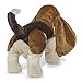 Folkmanis Basset Hound Hand Puppet , Brown, White, Black