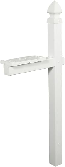 Solar Group PP500W00 Plastic Mailbox Mounting Post with Cross Arm ...