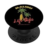 Il design perfetto per qualsiasi amante del surf o della spiaggia che ama lo stile di vita tropicale di Malibu e la costa dorata della California.