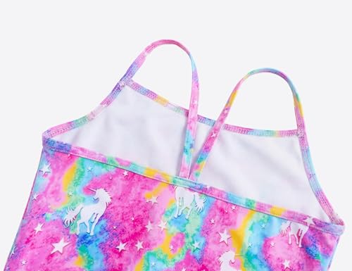 Image of Girls Swimsuits One-Piece Bathing Suits Multicolor Kids Sport Summer Beach Swimwear for 2-10 Years Old