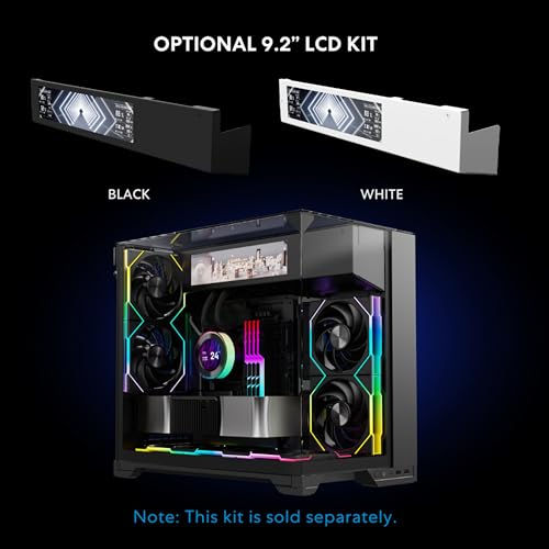 Image of Lian Li O11 Vision-M 9.2 inch LCD Accessory Kit (Black)