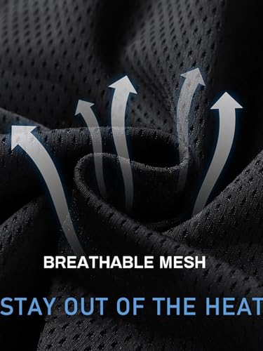 Men's Capri Pants 3/4 Long Jogger Sport Shorts,Workout/Gym/Yoga/Beach Shorts Quick Dry with Zipper Pockets4