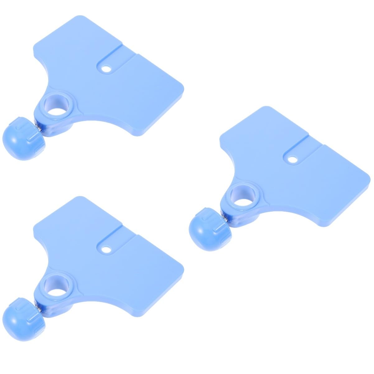 Healeved 3pcs Hospital Grade Infusion Stand Plate Sturdy Abs Material Anti-Slip Design for Safe Storage