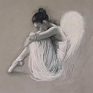 Art Group WDC95925 The Hazel Bowman (Angel Wings IV) -Canvas Print 40 x 40cm, Wood, Multicolour, 40 x 40 x 1.3 cm