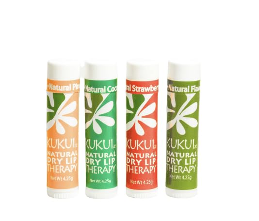 Generic Oils of Aloha Kukui Oil Lip Balm pack of 4