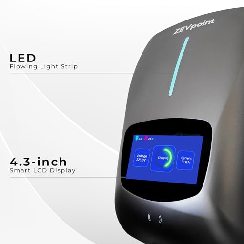 Zevpoint 7.2kW EV Charger 32A Single Phase, Type 2 Adjustable
