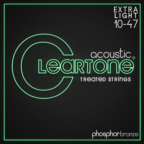 Cleartone Phosphor bronze Acoustic Corde chitarra, 10-47