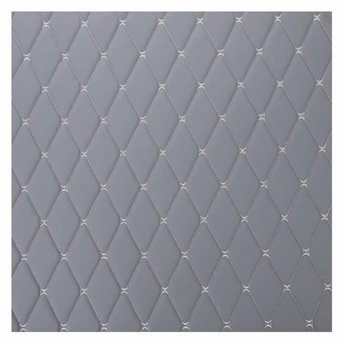 Similicuir tissu gris pour meubles et voitures rouleau de 1,6x30m de large au mètre