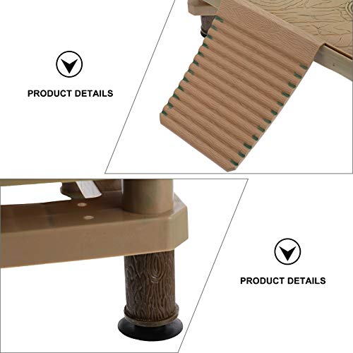 POPETPOP Répteis Plataforma Flutuante Tartaruga Escalando Plataforma Basking Terraço Caverna Com Esc
