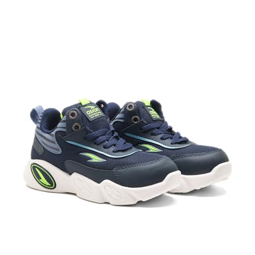 Image of ASIAN Kids VISION-11 Stylish Casual Chunky Sneakers with Laces for Boys, Trendy and Comfortable Shoes Perfect, Walking, and Outdoor Play, Lightweight and Durable Design Suitable for Kids