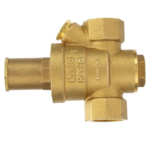 Válvula de presión de agua de latón DN15 de 1/2 pulgada ajustable a 1.6 MPa 5