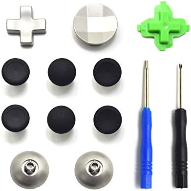 TOMSIN Metallic Magnetic Joysticks Thumbsticks for Xbox one Controller, T8 Screwdrivers Substitute Restore Equipment for Xbox One X One S Elite Controller (11 in 1)