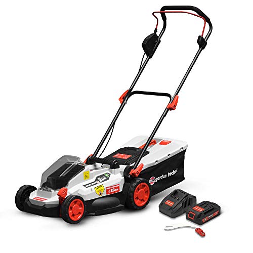 Tondeuse Rechargeable 20V - Largeur de Coupe 33 cm - Batterie et Chargeur fournis - ElemGarden