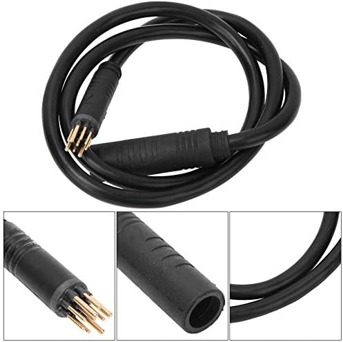 MAGT Motor Extension Cable, 9 Pin Front Rear Wheel Motor Female to Male Wire Cable for Electric Bikes E-Bike Accessory (1.5pin 600mm)
