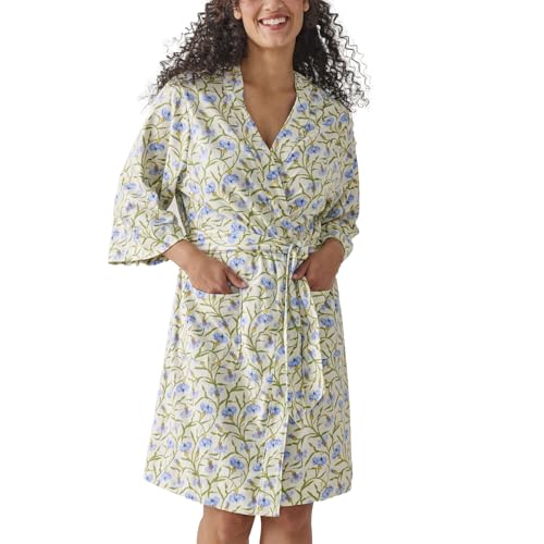 Image of Vera Bradley Women's Cotton Cozy Knit Robe (Extended Size Range)