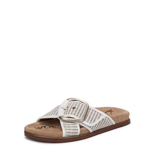 Sam Edelman Women's Darla Slide Sandal, Ivory Taupe, 11 Medium