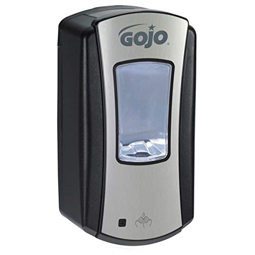 GOJO LTX-12 Touch-Free Foam Hand Soap Dispenser, Chrome/Black, for 1200 mL GOJO LTX-12 Foam Hand Soap Refills (Pack of 1) - 1919-01 by GOJO - Image 8
