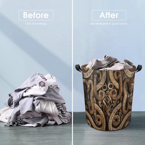 Panier à linge motif serpent au design rétractable et polyvalent