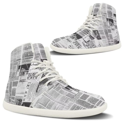 Barefoot Minimalist Shoes Mandala Style Women Wide Width Fashion Sneaker Non-Slip Sneakers Lightweight PU Leather - Main Image