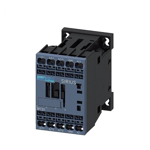 JJHQOKYNA Power contactor 9A 4kW 1NO 24VDC 3 Poles Size S00 Cage clamp Connection with Integrated diode Suitable for PLC