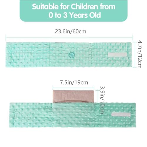 Comfheat Colic and Gas Relief for Newborns and Infants, Flaxseed Heated Tummy Wrap, Baby Swaddling Belt with Soothing Warmth, Natural Relief for Upset Stomach in Babies and Toddlers, 0-3 Years