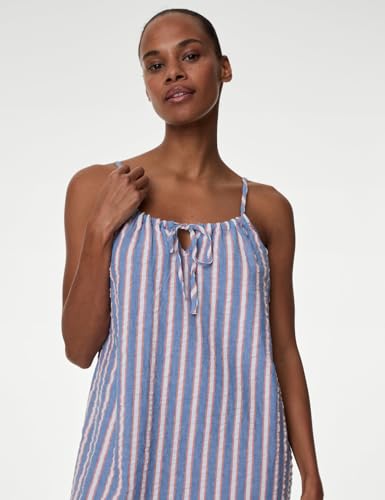 Image of Marks & Spencer Women's Cotton T37 /5121C Above The Knee Night Shirt