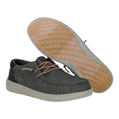 Image of HEYDUDE Men's Paul | Men's Shoes | Men's Lace Up Loafers | Comfortable & Light-Weight