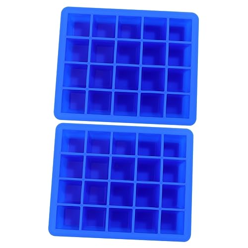 Molde para Hielo de Silicona Azul 2 Piezas miniatura 1