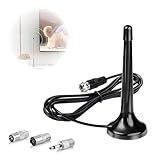 Matériaux de qualité : Notre antenne radio fm dab intérieur télescopique dispose d'un corps d'antenne en cuivre de haute qualité, offrant une grande résistance et une excellente corrosion, ne rouille pas facilement à l'extérieur et reste durable à l'intérieur, le socle est fabriqué en plastique technique de haute qualité, avec une forte adhérence, ne risque pas d'endommager la surface de la table, garantissant une stabilité et un effet antidérapant, alliant ainsi fonctionnalité et qualité.
