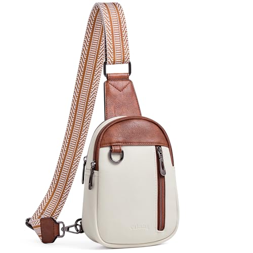 Image of cakang Womens Sling Bag Crossbody Bags for Women Vegan Leather Sling Backpack Daypack Fanny Pack Crossbody Purse Travel