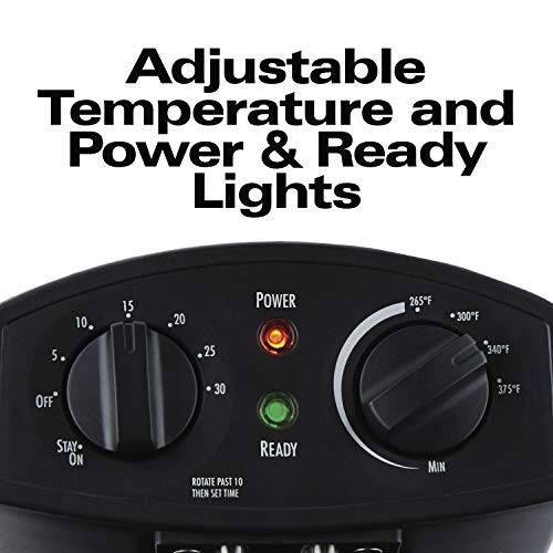 image for Hamilton Beach Electric Deep Fryer with Basket and Lid, 4.5 Liters / 1