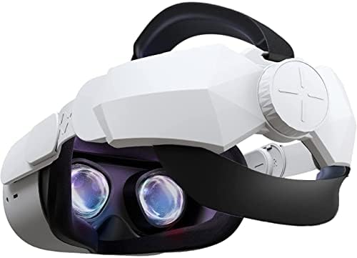 Leqtroniq Elite Head Strap Compatible with Oculus/Meta Quest 2 for Enhanced Support and Comfort