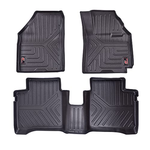GFX TPV Premium 3D Life Long Car Floor Mats | Compatible with Maruti Suzuki Baleno 2015 Onwards, Toyota Glanza 2019 Onwards, Fronx 2023 Onwards | Waterproof, Anti-Slip, All-Weather Durable Car Mats