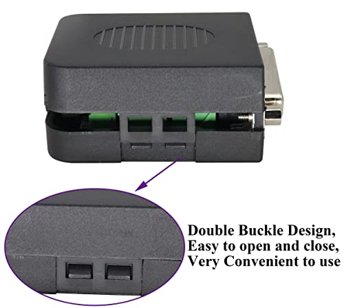 Conector DB25 hembra con terminal de tornillo 2 piezas miniatura 5