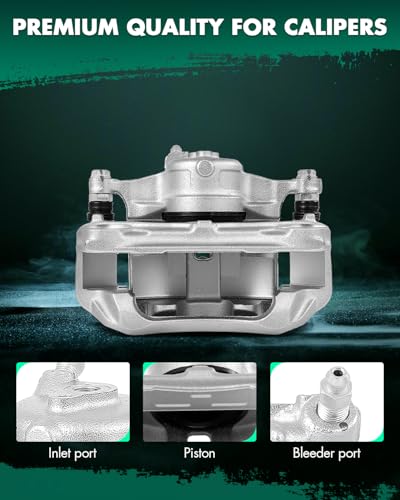Image of SCITOO 19B7158 Front Left Disc Brake Caliper w /Bracket Fit For Mazda For 3 2014-2016,For Mazda For 3 Sport 2014-2016,For Mazda For CX-3 2016-2018, Single Piston