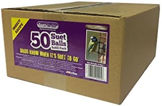 Suet To Go Insect Balls Refill Box Wild Bird Treat, 50 x 90 g