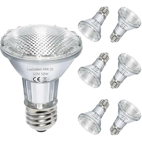 LuxGallerri PAR20 Halogen Light Bulbs Cover
