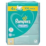 Pampers Feuchte Tücher Fresh Clean, 4 x 80 Tücher (320 Tücher)