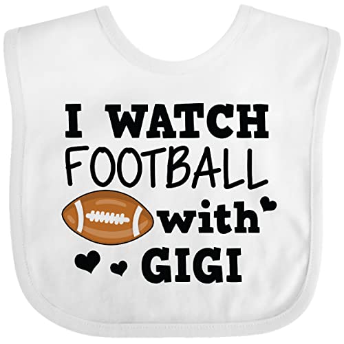inktastic I Watch Football with My Gigi Baby Bib